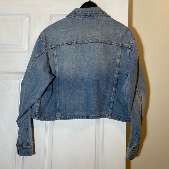 Current/Elliott Jackets & Coats Oversized Shortcut Jean Jacket